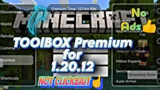 ToolBox Infinite Premium for Minecraft PE 1.20.30 | No Ads | Sever Prob Fixed | Minecraft 64/32 Bit
