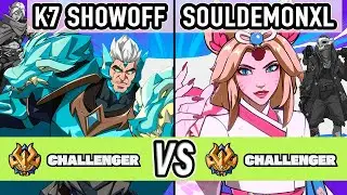 2XKO ▰ K7 Showoff (Darius / Yasuo) vs SoulDemonXL (Ahri / Ekko) ▰ High Level Gameplay