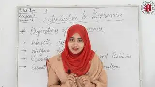 inter 1st Year_Intrduction to Economics | CHAPTER - 1 |  | ECONOMICS_Part-01