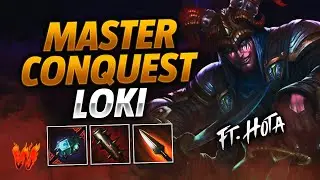 LOKI, ESTE POKE DESTRUYE ft. Hota - Warchi - Smite Master Conquest