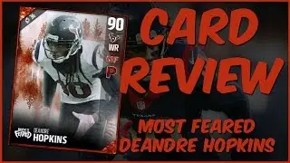 MUT 17 Card Review | Most Feared Deandre Hopkins Gameplay + Card Review