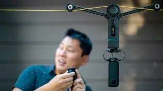 Insta360 One X on the Wiral Lite Compact Cable Cam