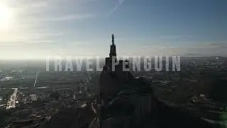 Spain 🇪🇸 Murcia, Christ of Monteagudo [4K] Drone Stock Footage 14