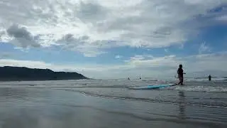 Costa Rica Beach Waves 🌊 Sunny Ocean Sounds | Relaxing Nature Ambience 4K