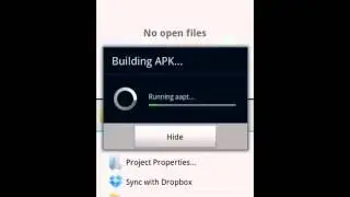 Dropbox integration in AIDE v1.0.beta10