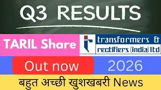 Transformers & Rectifiers q3 Results 2026 | TARIL Result today | TARIL Share News 