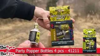 Party Popper Bottles 4 pcs - 41211
