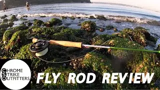 Chrome Strike Outfitters (CSO) 8wt fly rod: a medium-fast action rod that is fantastic for salmon