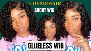 ISSA SHORT WATER WAVE SIDE PART GLUELESS WIG - LUVME HAIR | VNVERONICA