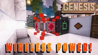 HOW TO GET WIRELESS POWER IN YOUR BASE - FTB: GENESIS Minecraft EP:12