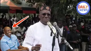 BONY KHALWALE CRY WHILE ADDRESSING PRESIDENT RUTO OVER WESTER GOLD MINING LAND.