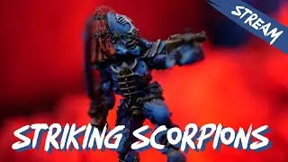 Painting Striking Scorpions and Karandras