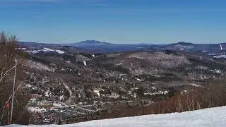 2024 eclipse time lapse 4K 24P at the top of Sugarbush