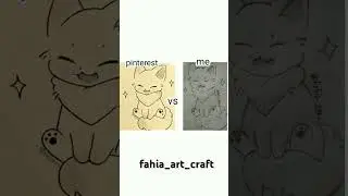 pinterest vs me ✨🍓credit for the idea#art #drawing #trending #trendingshorts