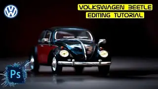 Die Cast VolksWagen Beetle Editing from Start to Finish - Toys Photography Tutorial 3