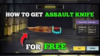 HOW TO GET ASSAULT KNIFE FOR FREE IN CODM | UNLOCK ASSAULT KNIFE FOR FREE | #codm