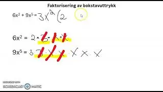 Faktorisering av bokstavuttrykk