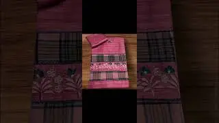 ki jai&ntilde; sem silk bad Ribbon work jainsem whatsapp for more info 