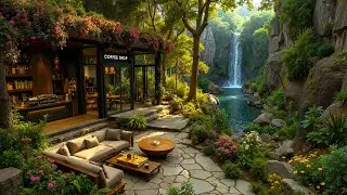 Peaceful Outdoor Coffee Shop Jazz in the Forest 🌿 Calm Outdoor Music for Work & Study