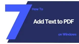 How to Add Text to PDF on Windows | PDFelement