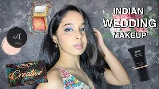 Indian wedding Makeup look | Blue Smokey Eyes | Grincy Gandhi