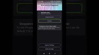 new Eloquence TTS voice latest setup with auto TTS & a very important thing about Eloquence voice 🎙️