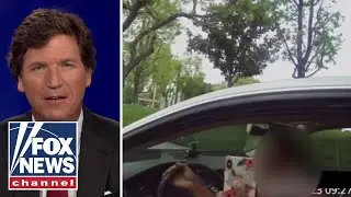 Tucker obtains bodycam footage of driver hurling racial abuse at cop