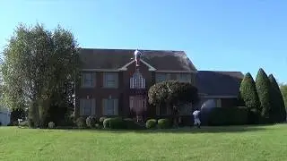 Professional Roof washing - time lapse
