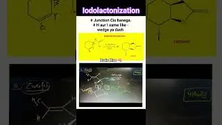Organic chemistry| Carbocation|Iodolactonization Reaction #chemistrychamps #chemistrypage #csirnet
