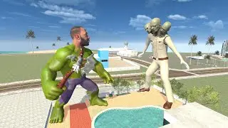 Franklin Vs 3 Head Zombie Police in Indian Bike Driving 3D