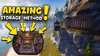 Amazing Storage Method! | Hillside Base | CONAN EXILES