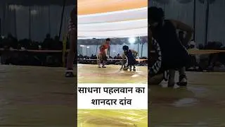 साधना पहलवान का शानदार दांव #dangalkushti #kushtidangal