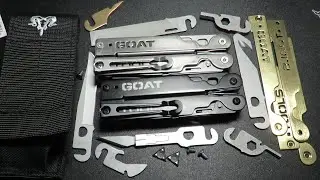 GOAT TOOLS MODULAR MULTI-TOOL : Titanium & Black Oxide Versions!
