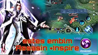 Estes emblem Assasin+Inspire full atack speed Ezze Win Strike