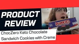 ChocZero Keto Chocolate Sandwich Cookies with Creme REVIEW!