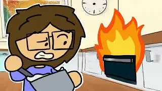 Cooking DISASTER!! #animation #art #funny