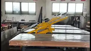 Mobile Glass Loading & Manual Cutting Table 2.5&times;4m | Air Float, Pedal Split