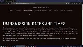 HAARP tests and Ghost in the Air Glow from Amanda Dawn Christie