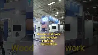 Complete wooden stall work at Yashobhoomi exhibition Centre, Dwarka Delhi #finearts #trending #event