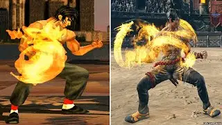 Tekken - Law Charge Power Punch Unblockable Move Evolution ( 4K 60FPS ) 1994 - 2024