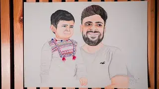 Jaydeepdpatel & Hazel l Watercolor Portraits l Mitu Art | theweddingfog