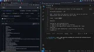 04 Lab #3 JWT authentication bypass via weak signing key