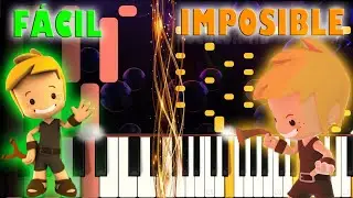 El Guerrero David | de MUY F&Aacute;CIL a IMPOSIBLE PIANO | Peque&ntilde;os H&eacute;roes