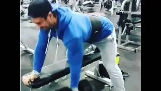 120lb Dumbbell Rows for Reps