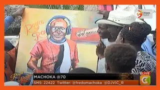 Royal Media family gifts Fred Obachi Machoka on his 70th birthday