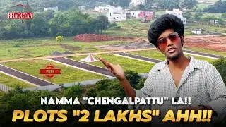 LOW PLOTS SALE ON CHENGALPATTU 🏠| DTCP AND RERA APPROVED PLOTS 💯ft.riovlogs