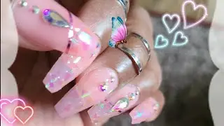 Apres Gel X Base Color Tips | Natural Coffin Medium