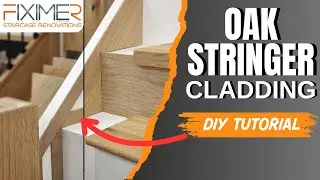 Oak Veneered Staircase Stringer DIY Tutorial