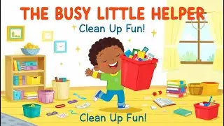 The Busy Little Helper ♻️ | Clean Up Song for Kids | Toddler Chores & Helping at Home