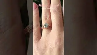 Diamond Leaf Vintage Engagement Ring #shorts #short #reels #reelsvideo  #ring  #engagementrings